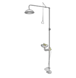 Emergency Eye Wash Standing n Shower Combination Model RYFH002 Fullset