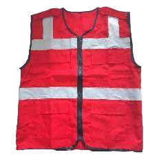 Rompi Safety Bahan Drill + Sablon Belakang