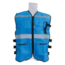 Rompi Safety Bahan Taslan + Sablon Belakang