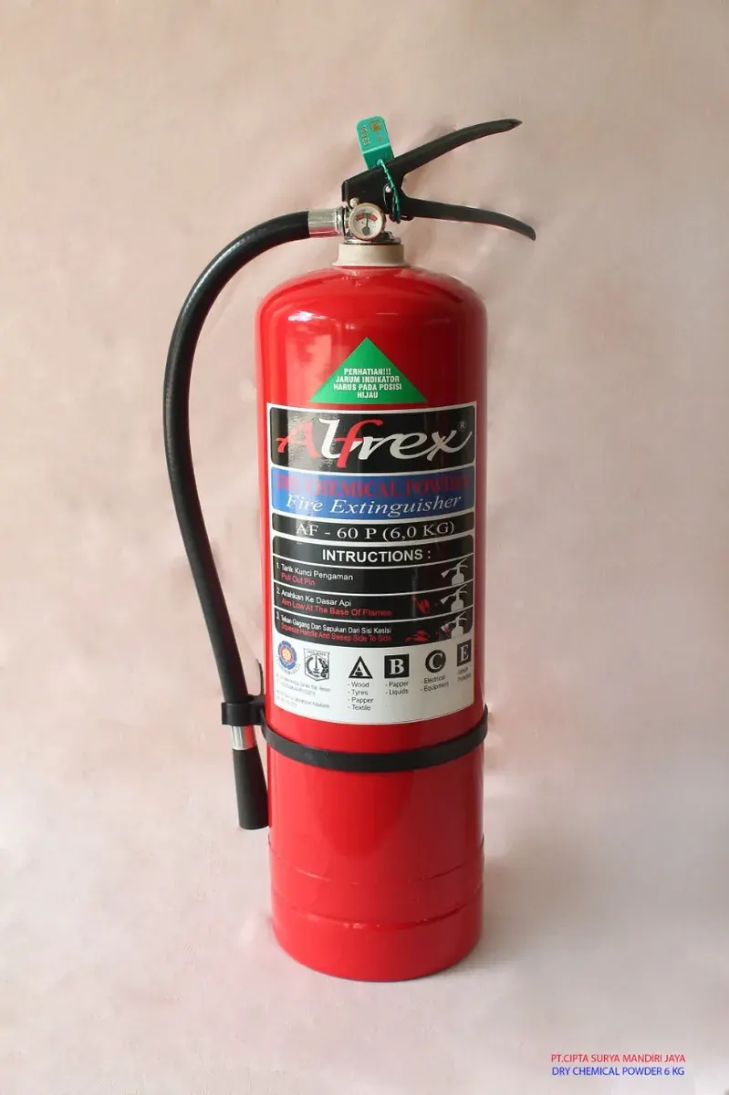 Apar Dry Chemical Powder Brand Pyrosafe cap 6 kg